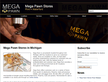 Tablet Screenshot of megapawnstores.com